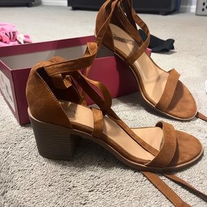 Brown Target shoes size 9